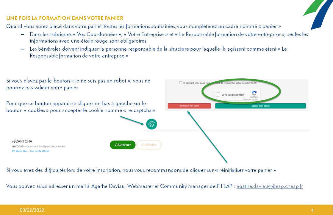 Pour bien démarrer sur notre site : 3