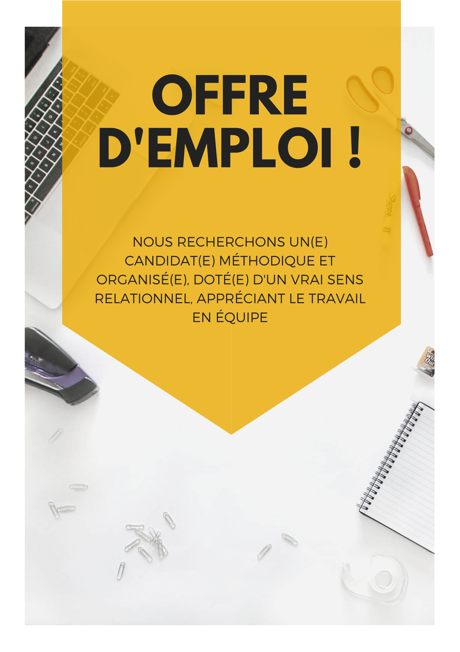 OFFRE D'EMPLOI